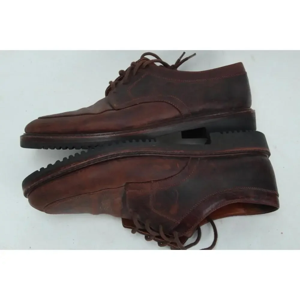 Cole Haan Country Oxfords Shoes OILED LEATHER Distressed Mens Lace Up Sz 10 M